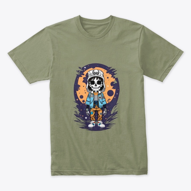 CHIBI SKELETON IN A ELEMENTARY UNIFORM
