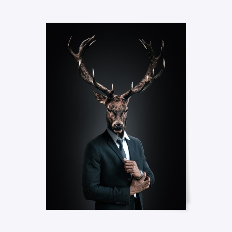 Deer Face Artwork