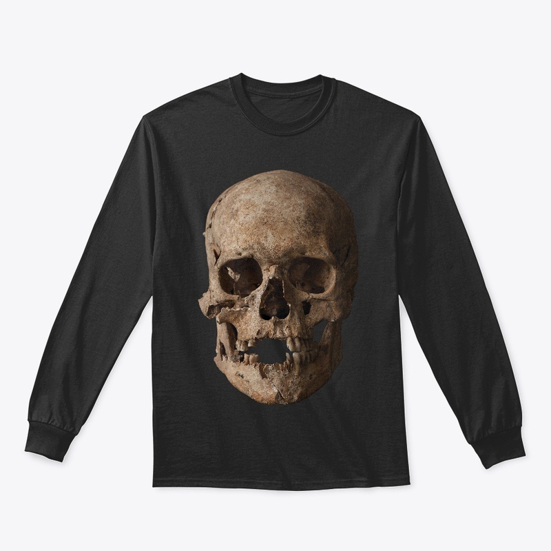 Old Weathered Skull Front