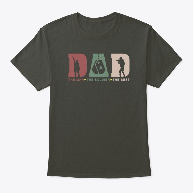 Best Veteran Dad  Shirt for Men