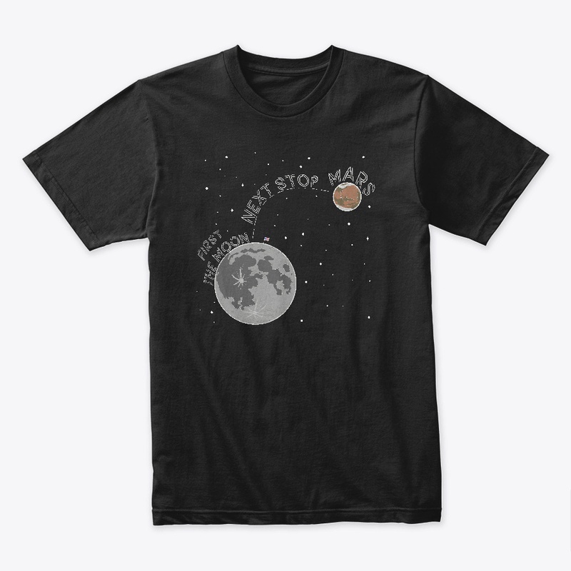 First The Moon Next Stop Mars