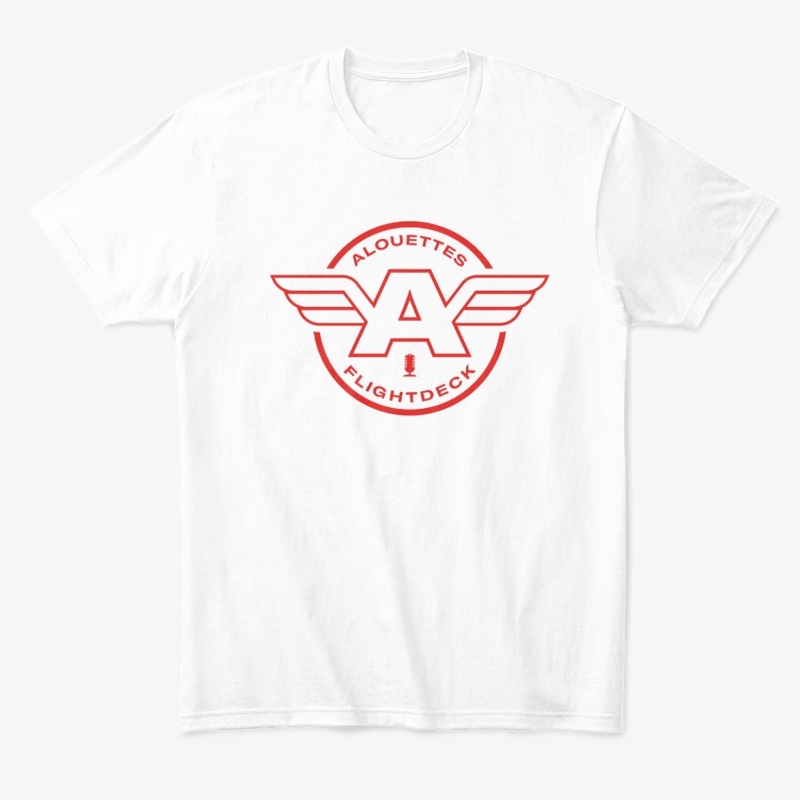Alouettes Flightdeck Red Outline Tee