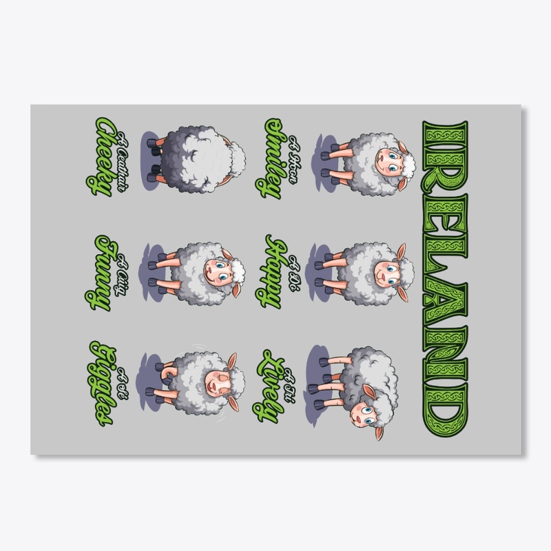 Happy Sheep Irish St Patrick Farmer Gift