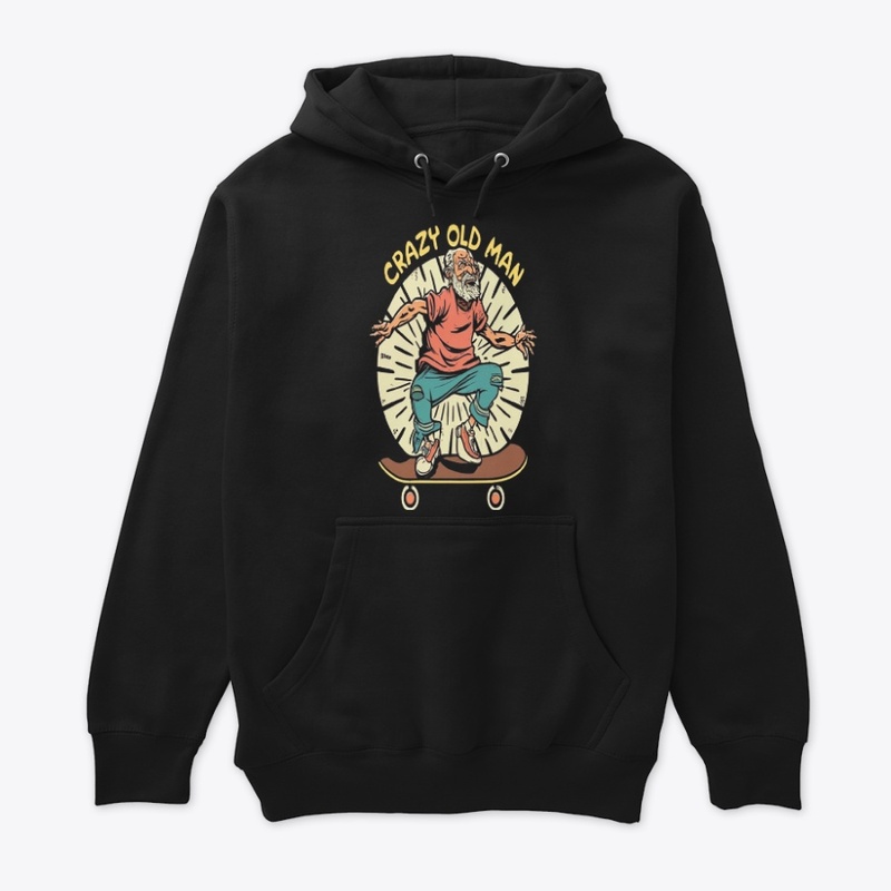 Crazy Old Man T-shirts Desgin