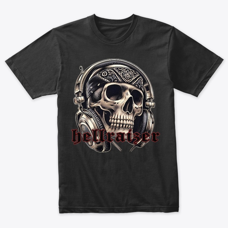 HellRaizer Skull and Headphones