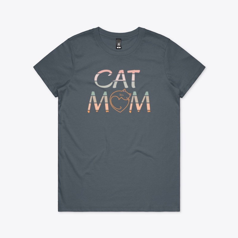 Cat mom -cat in my heart- valentine cat