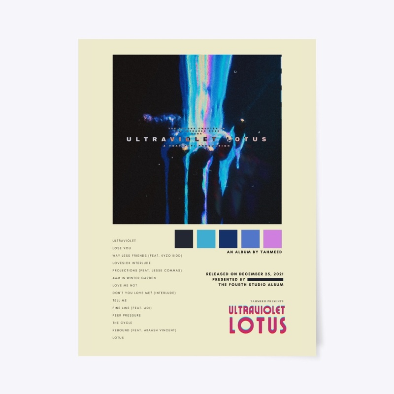 ULTRAVIOLET LOTUS PALETTE POSTER