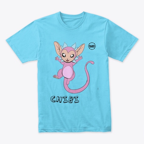Chibi (T Shirt)  Tahiti Blue Kaos Front