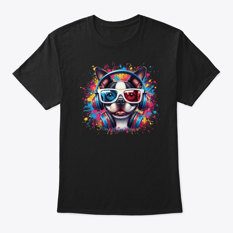 3D Boston Terrier