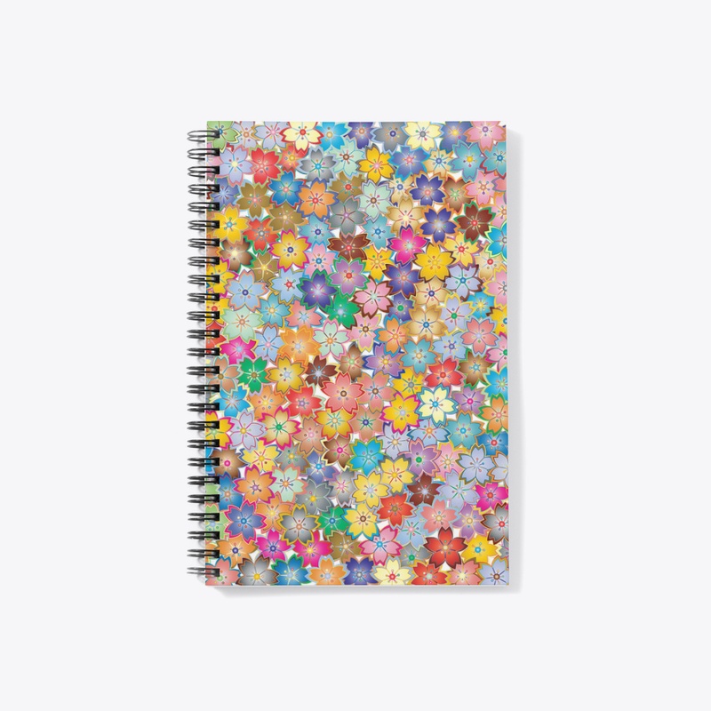 Colorful Floral Notebook