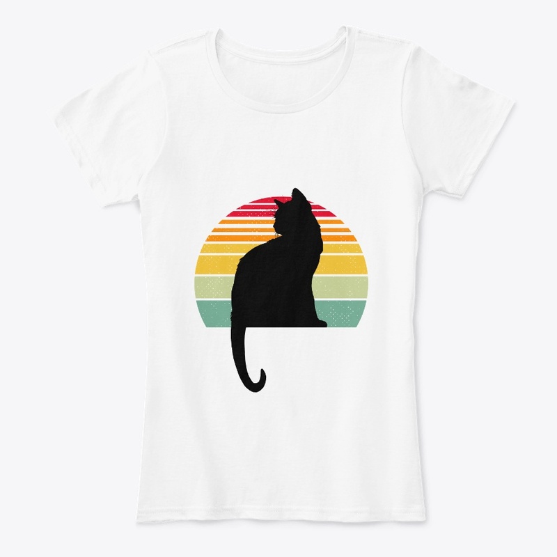 Retro Kitty Silhouette
