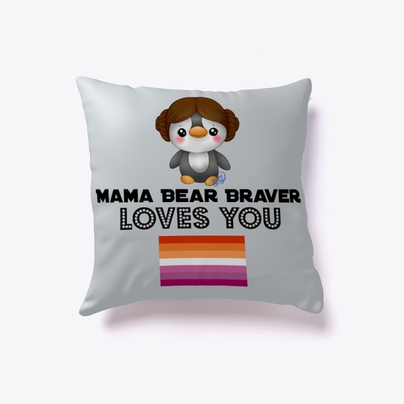 Lesbian Pride Pillow
