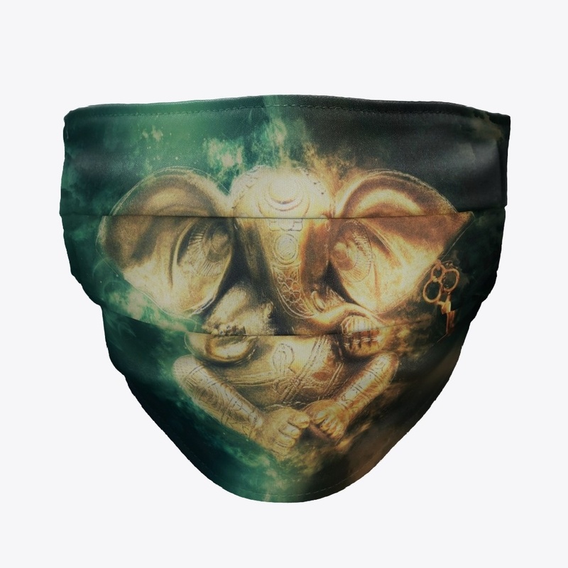 Meditating elephant mask