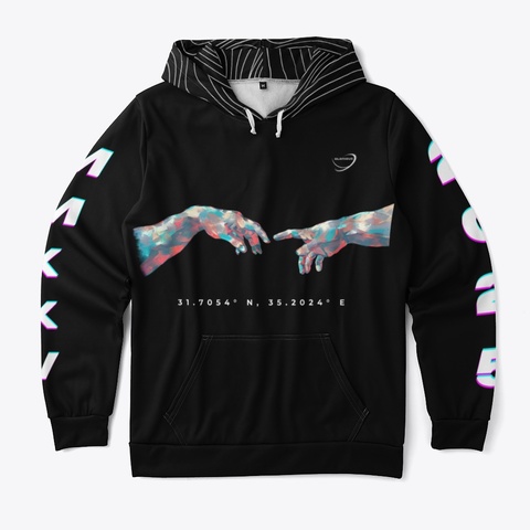 Sweatdhty Black T-Shirt Front