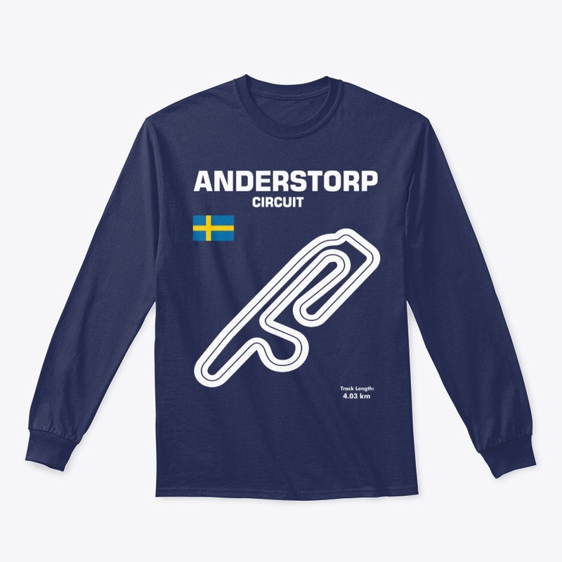 Anderstorp Circuit Track Outline shirt