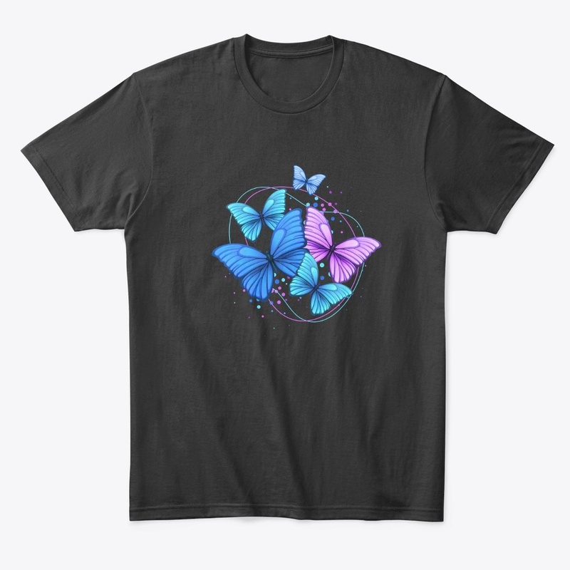 Cool Butterfly Design T-Shirt and Tank