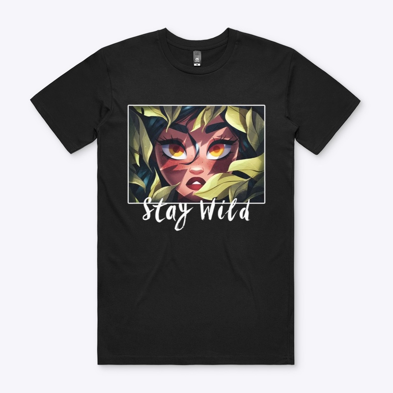 Stay Wild women's t-shirts design