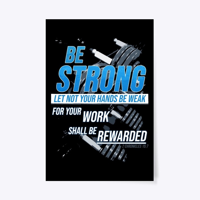 Fitness Motivation Be Strong Christian