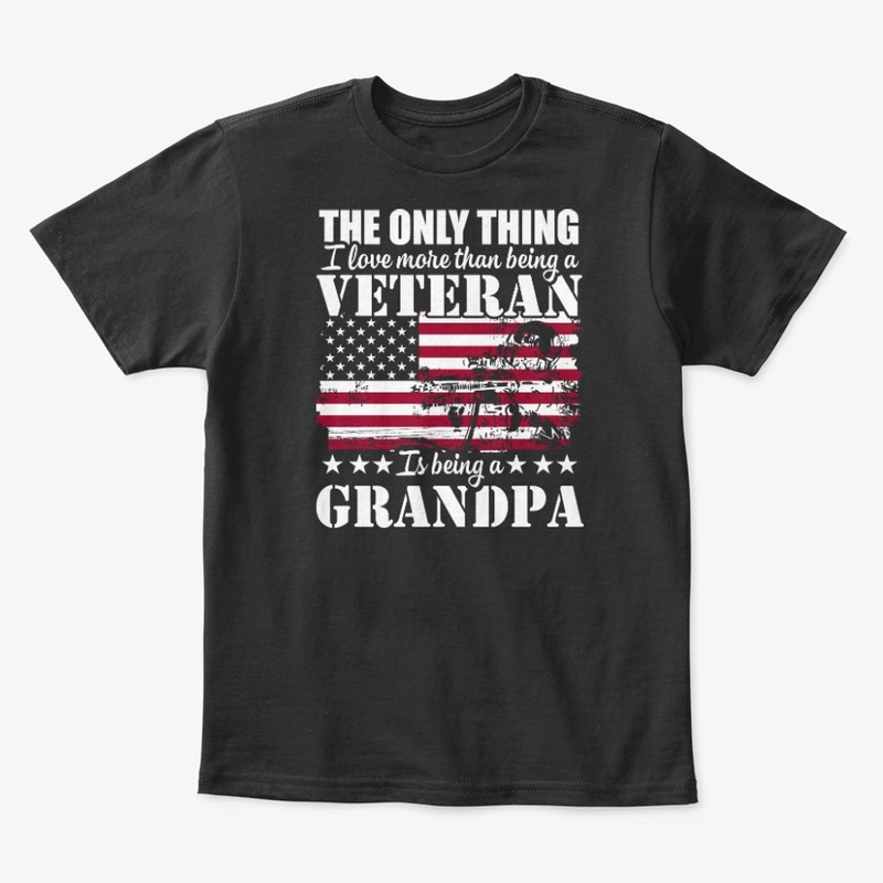 Veteran Grandpa Slim Fit T-Shirt