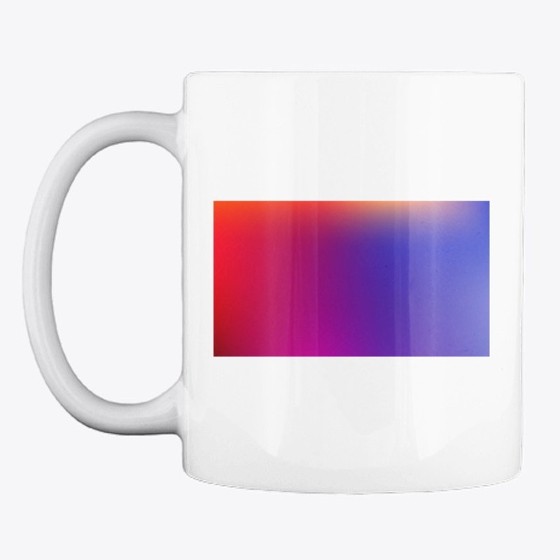  Red and Blue Blurry Background Art