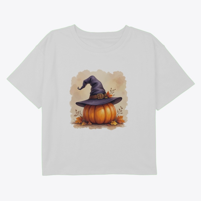 Cozy Witch Hat on Pumpkin