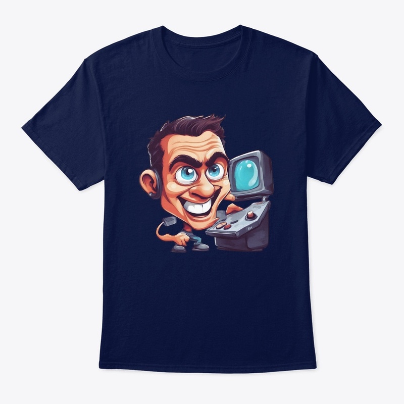 Cartoon Video Gaming T-shirt Design