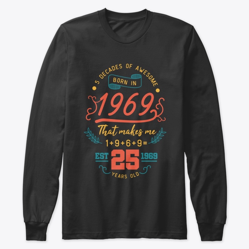 Born in 1969 makes me 25 years old