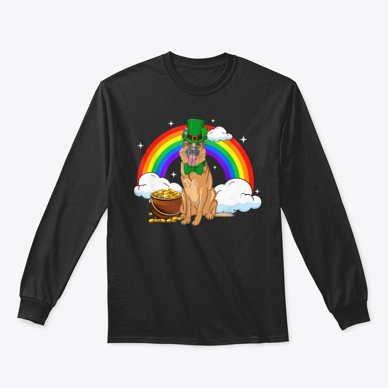 german shepherd St Patrick Day