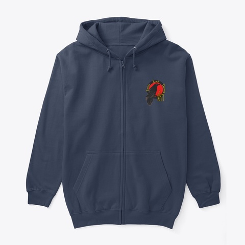 Rkn Merch Navy T-Shirt Front