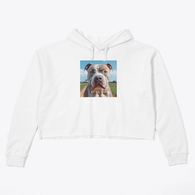 My Lil Baby - Women's Crop Hoodie - Women's Crop Hoodie - Women's Crop Hoodie - Women's Crop Hoodie