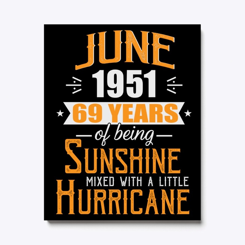 June 1951, 69 Years Anniversary Gift