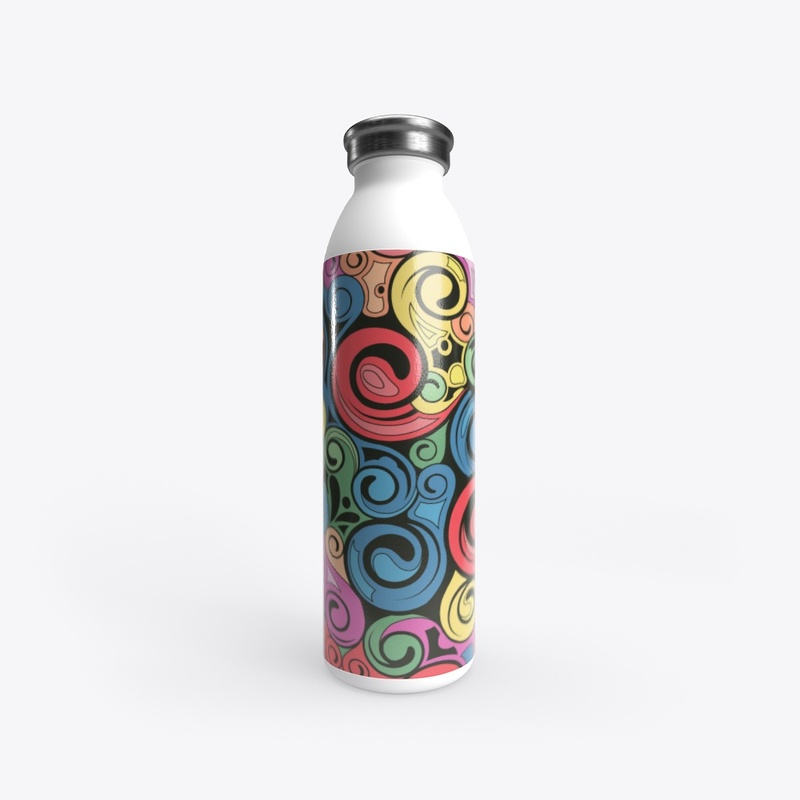 Swirl Retro Art Pattern 