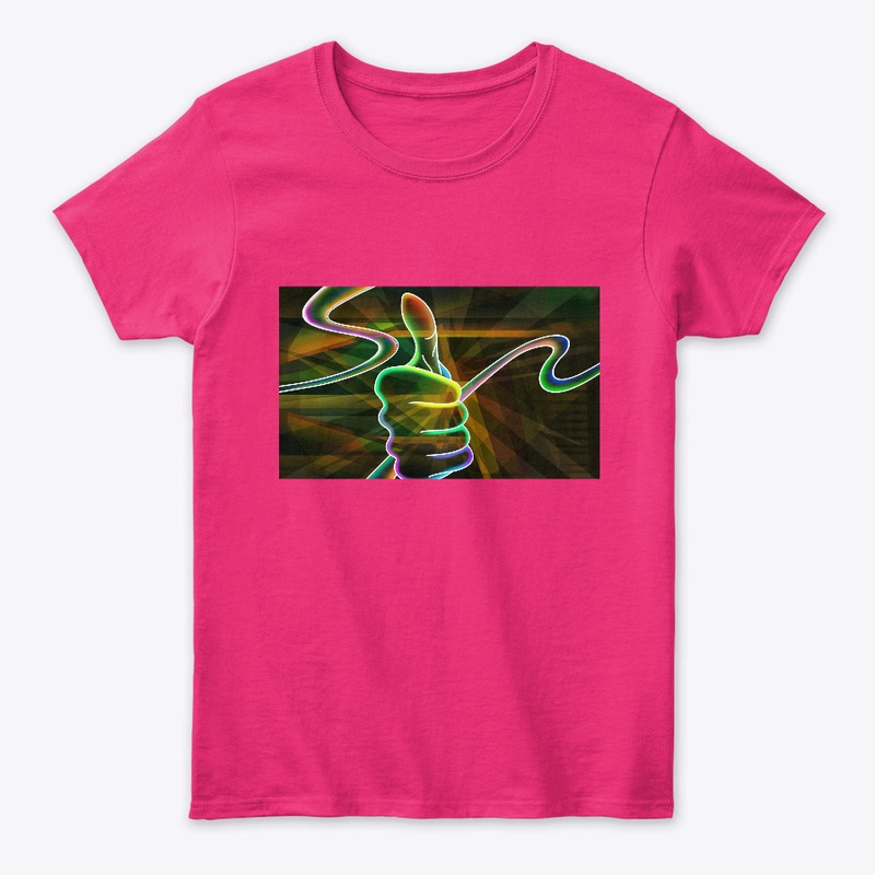"Thumbprint Flower Tee"