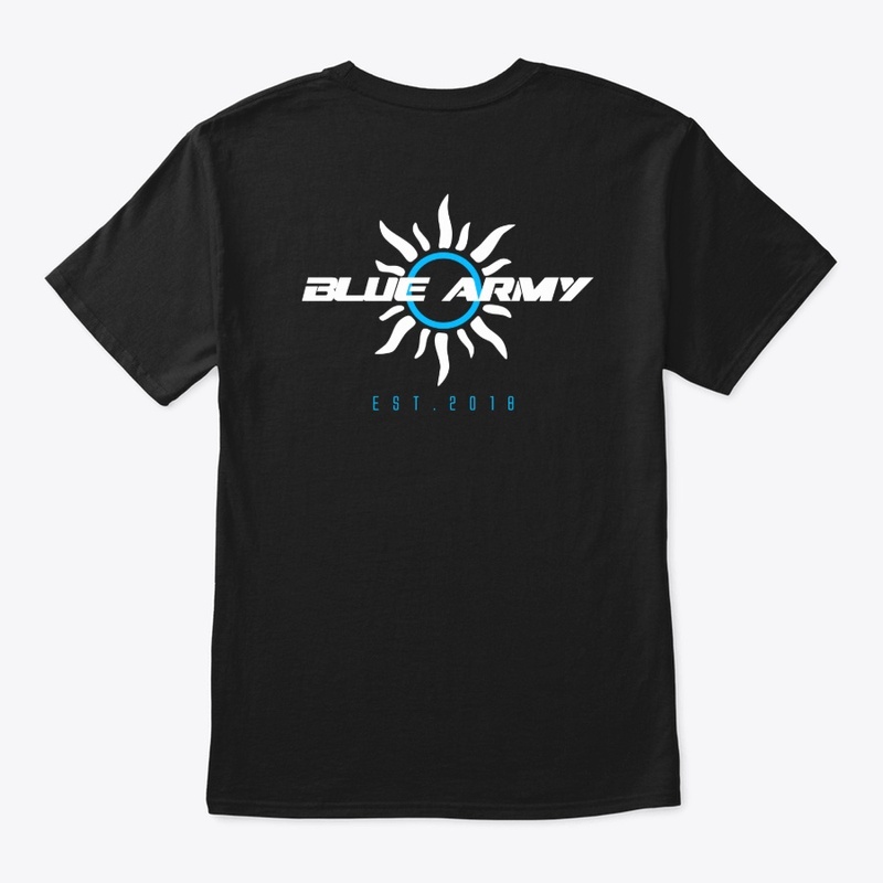 BA T-SHIRT- WHITE LOGO WITH BACK PRINT