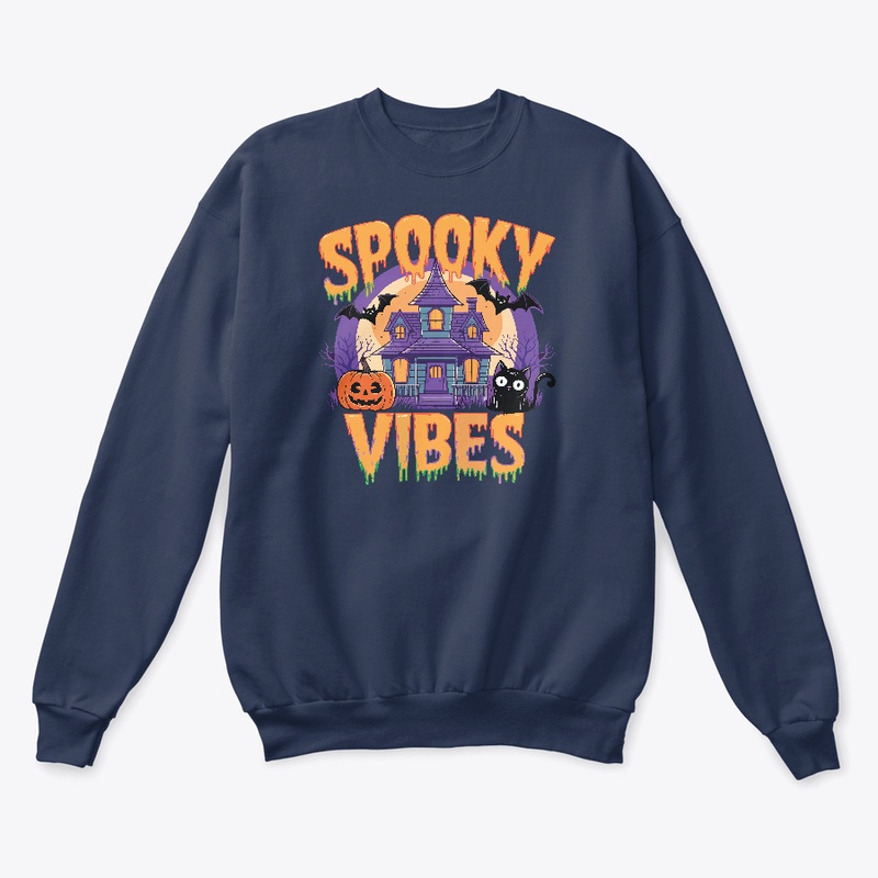 "Spooky Vibes” Halloween Hoodie design 