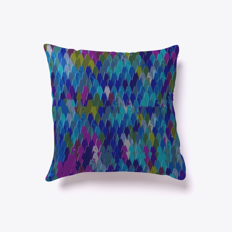 Abstract Colorful Bright Simple Design || Pillow