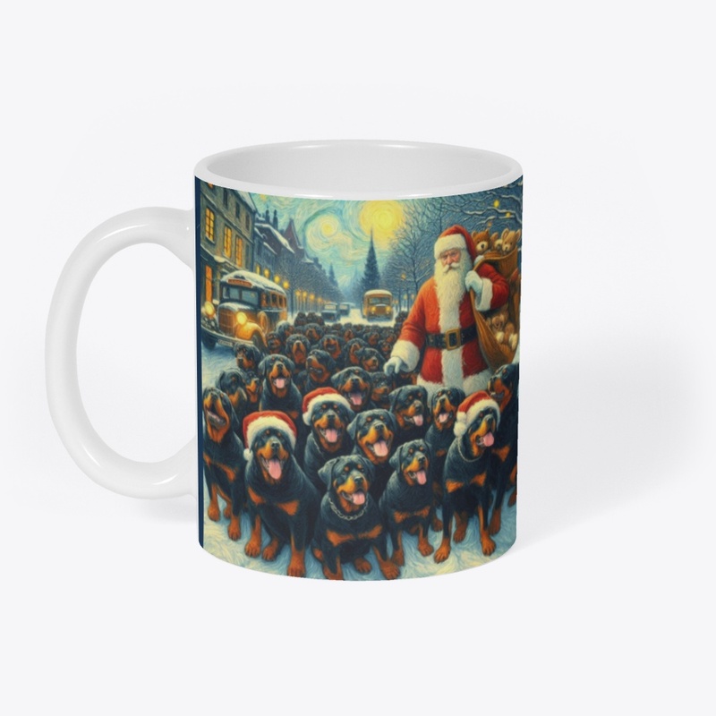 Rottweilers and Santa
