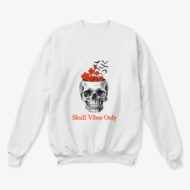 Skull Vibes only tee