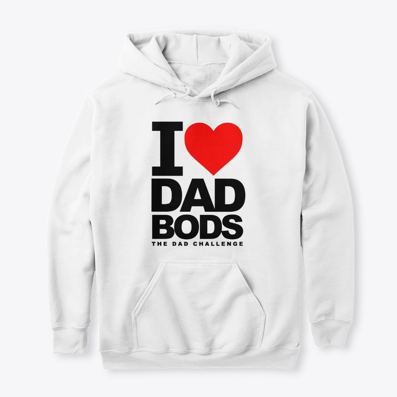 I heart Dad Bods Black Text