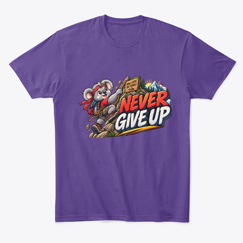 Never Give Up – Funny Koala Climber 