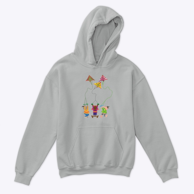 Kids Flying Kites Hoodie/Shirt