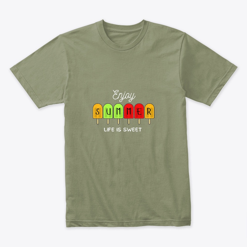 Enjoy Summer, Life is Sweet Tee 🍦🌞