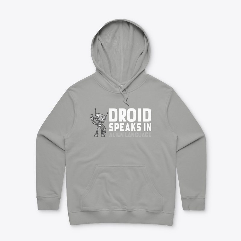 Droid speak in alien language