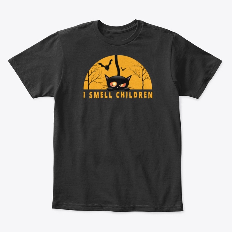 Black Cat Halloween T-Shirt
