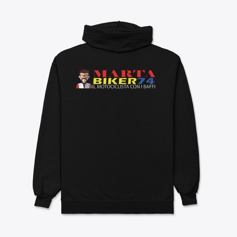 Merchandise Of Marta Biker Black Maglietta Back
