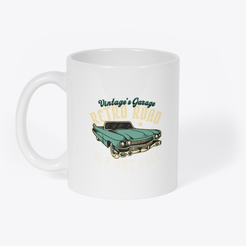 Black And Green Vintage Garage T Shirt