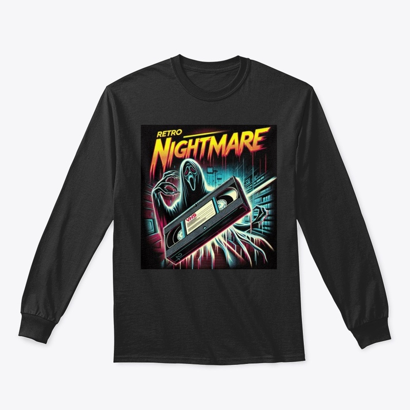 Retro VHS Nightmare Horror Design 