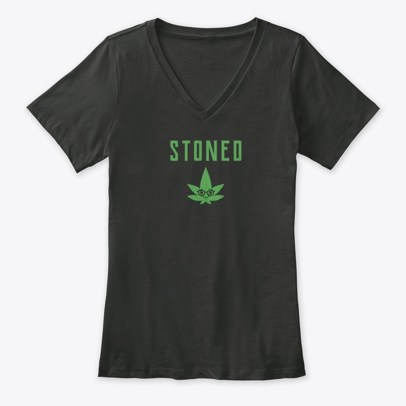 STONED. Cannabis, Face, Smile, Glasses