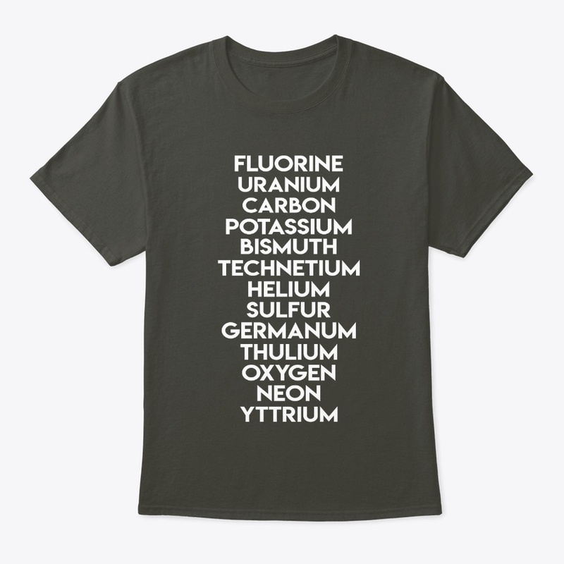 Fluorine uranium carbon potassium