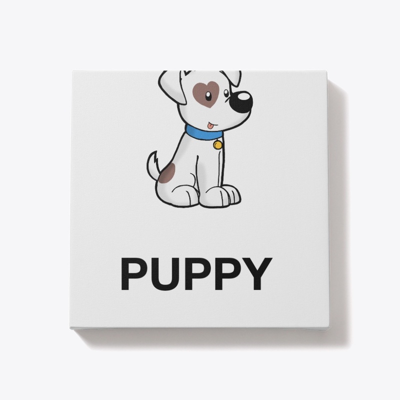 adorable cartoon puppy